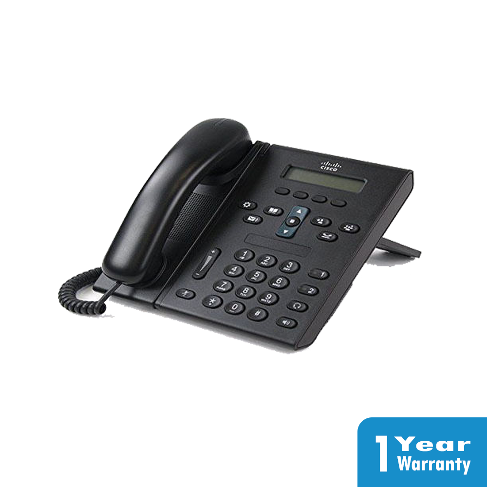 a black telephone with a cord